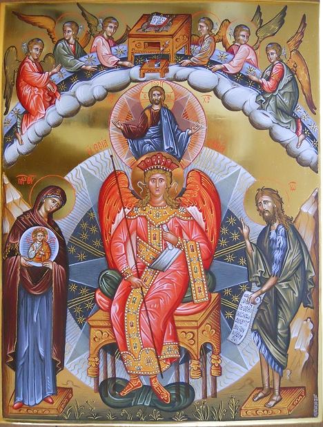 fertige Ikone "Sophia die g�ttliche Weisheit"