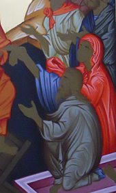 Detail Gewand zweites Licht