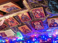 Ikonen zu Weihnachten in Harburg