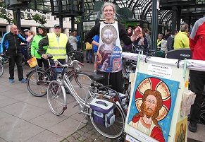 Fahrradsternfahrt Hamburg 2016 Ziel Rathaus Hamburg