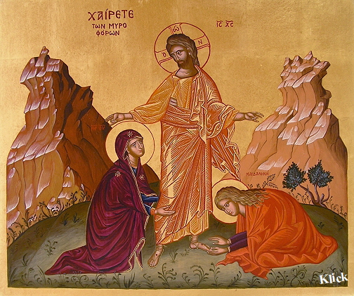 Begr��ung der Salb�l tragenden