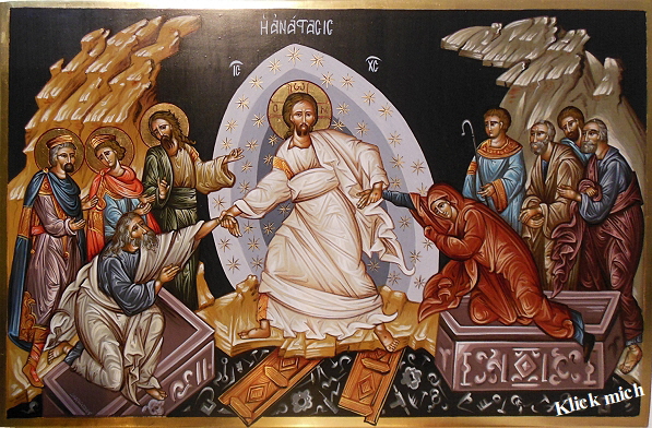 Anastasi - Erhebung der toten aus den Gr�bern Ikone Kirsten Vo�