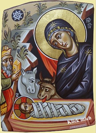 Christi Geburt Ikone