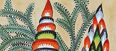 Pflanzen am leeren Grab