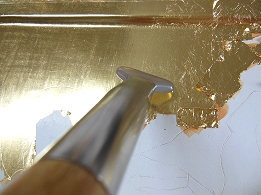 Ilias Ikone vergolden (15)