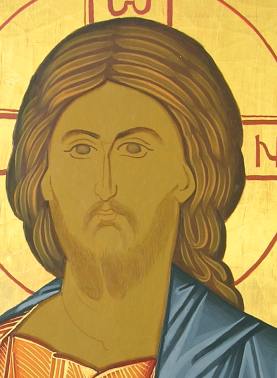 Detail von der Gesichtszeichnung