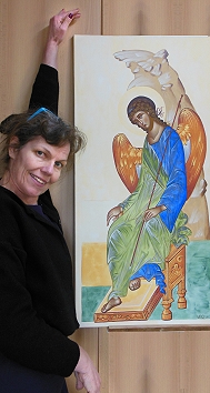 gro�formatige Ikone, Kirsten Vo�