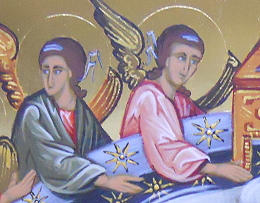 Detail von dem Gesichtern